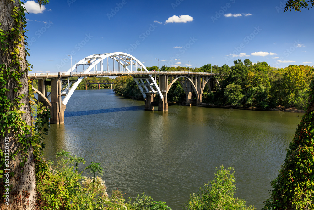 Historic Edmund Pettus Bridge, Selma, Alabama (stock image preview)