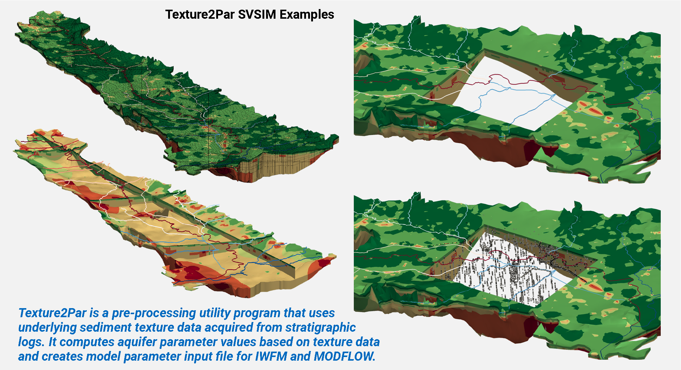 Texture2Par SVSIM Examples