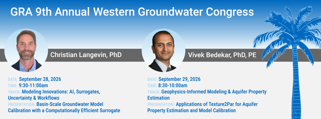 SSP&A presenting at the 9th Annual Western Groundwater Congress, hosted by the Groundwater Resources Association (GRA) of California September 28-30, 2026, at the Renaissance Palm Springs
